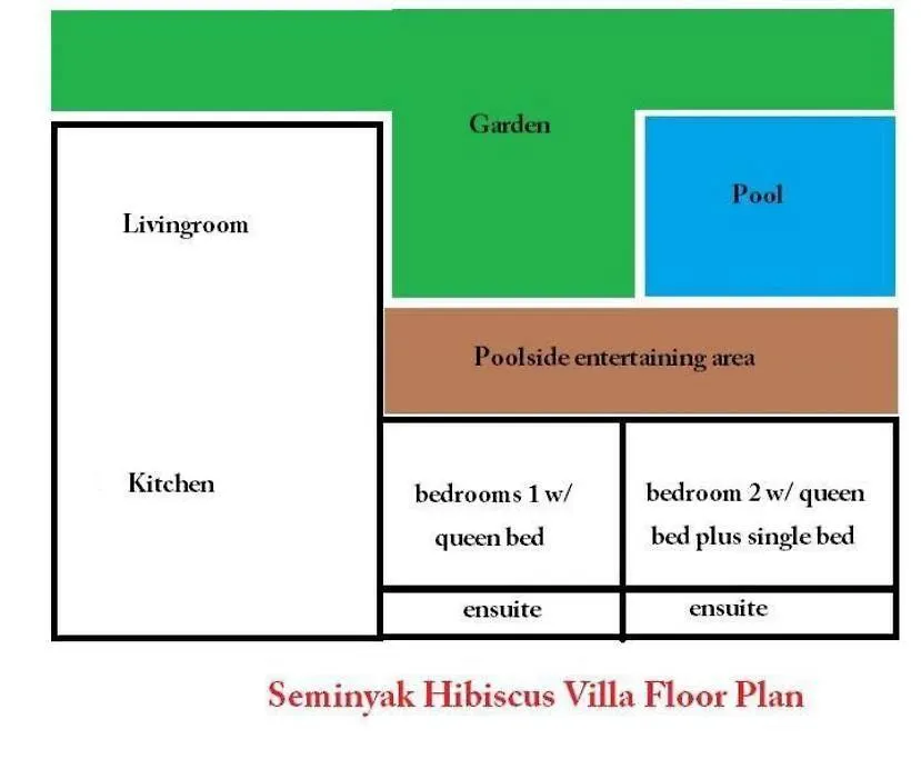 Seminyak Beach Seasalt Hibiscus Villa Vh